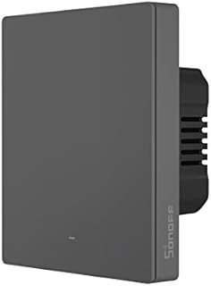 Smart Mechanical Switch, SONOFF M5 80 Type Wifi Wall Light Switch Works with Alexa and Google Home, [Neutral Wire Required] 1 Gang 1 Way