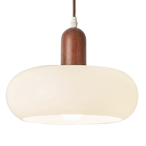 Lampe suspendue en verre pour îlot de cuisine et table de restaurant rétro