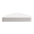 White Durable Vinyl Pyramid Post Cap 3.5 Inch x 3.5 Inch (Single Pack)