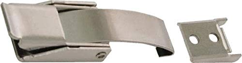 Made in USA - 3.3" Long x 7/8" Wide x 9/16" High, Draw Latch - Stainless Steel, with Passivate Finish (4 Pack)