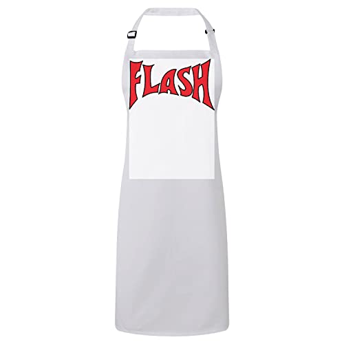 Tablier cuisine blanc rétro 70's idéal pour vos ateliers de pâtisserie