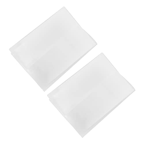 DIYEAH 2Pcs A5 PVC Book Cover Protector Thick Scrapbook Protection Sleeve Anti-Scratch Film for Notebooks and Textbooks for School and Office Use