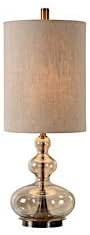 Uttermost Formoso Amber Glass Table Lamp 29538-1