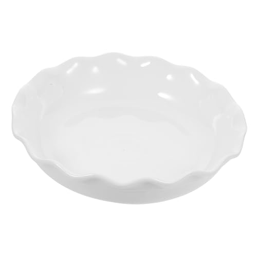 VALICLUD Plato Para Pizza De Cerámica Diseño De Encaje Resistente y Fácil De Limpiar