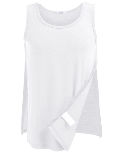 Deyeek Unisex Tear Away Snap Tank Tops After Surgery Recovery Chemo Shirts For Women Post Shoulder Surgery Adaptive Clothing #TOP5