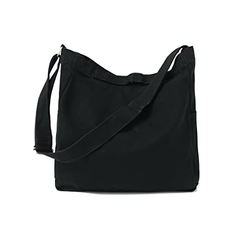 Bolsa Tote de Lona Lavada Jeelow 16oz para Mujer miniatura 1