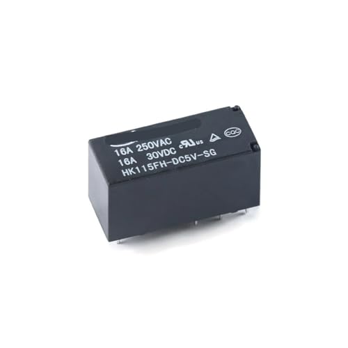 Relé HK115FH DC 5V 12V 24V con convertidor de potencia de 8 pines 1 Uds 5