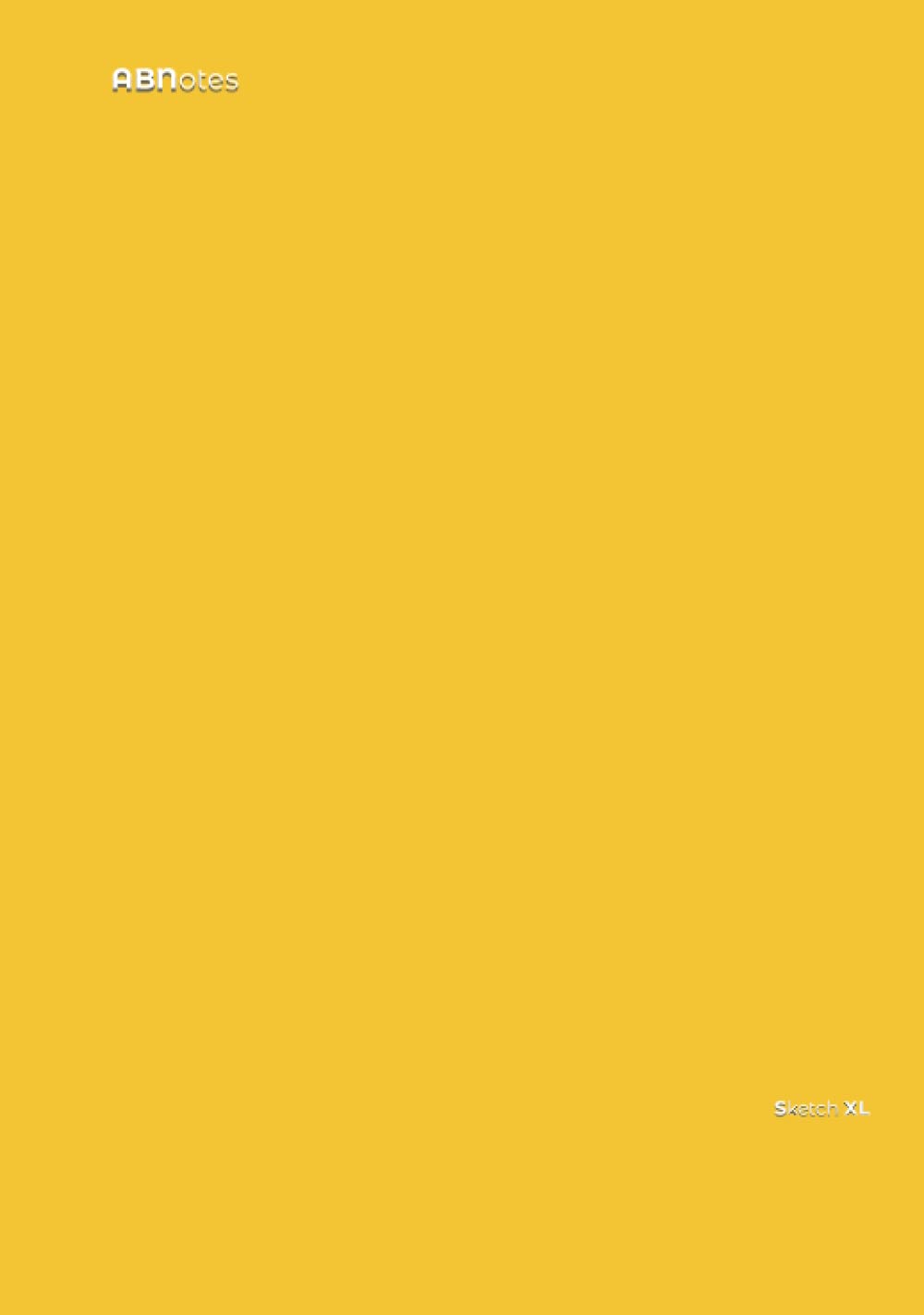 Cahier de dessin B5 400 pages numérotées ABNotes papier épais jaune