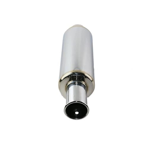 Silenciador universal de escape de coche 63mm mofle trasero 4