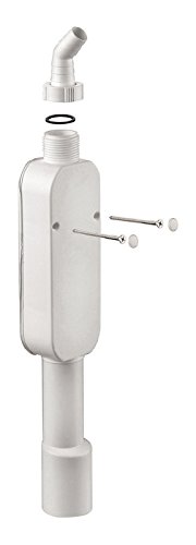 Sanitop-Wingenroth Viega 364687 Sifone Per Montaggio A Parete Modello 5636.1, Uscita Verticale Bianco, 1 Pezzi, 40/50 Mm, 22367 6