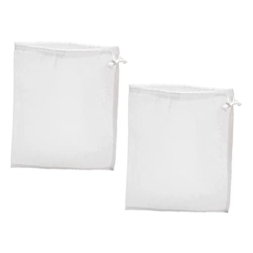 Unomor 2pcs Wine Bag Precision Filter Bag Food Grade Strainer for Winemaking Cooking Juicing Reusable Mesh for Wine and Spice Brewing