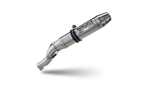Pot d'échappement GPR Compatible avec Bmw R Nine-T 1200 2013/16 (ALL) Echappement complete homologué catalysé Deeptone Inox
