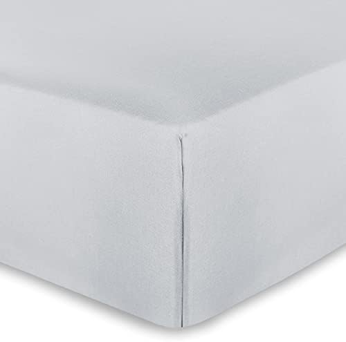 AMEHA King Size Fitted Sheet 25 cm Deep Soft Brushed Microfiber Fabric Easy Care Fade Resistant Fitted Bed Sheets (Cream, 152 x 200 cm)