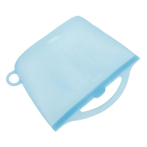 HONITANO 電子レンジ対応シリコーン蒸気バッグ 食品保存用再利用可能バッグ 軽量耐久で屋外持ち運びも簡単 フルーツ野菜飲料の多用途保存袋