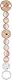 goki baby 65335 - Schnullerkette Vogel aus Holz, niedliches Vogelmotiv in rosa auf den Holzelementen, inklusive Clip zum anbringen an der Kleidung, MADE IN GERMANY, 21cm lang, ab Geburt