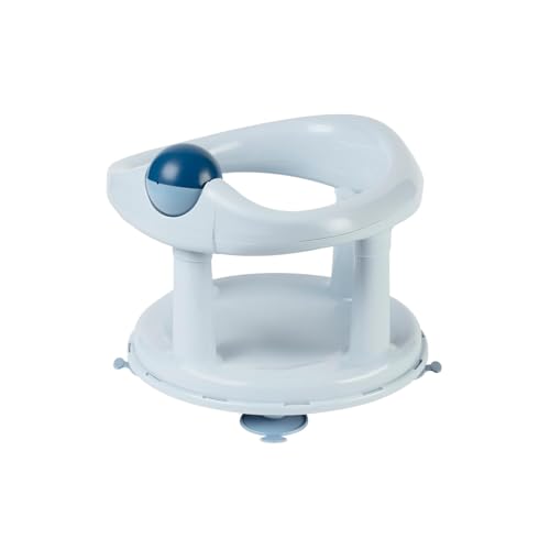 Bebeconfort Drehbarer Badewannensitz, Badewannensitz, Ergonomisch, 6 Monate bis 12 Monate, 0-10 kg, Blue