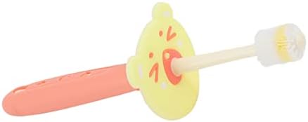 SUNGOOYUE 360 Degree Baby Toothbrush Soft Baby Teething Brush PP Nanomaterial 15 X 4.5 X 1.5cm for Infants and Toddlers Oral Cleaning Massage Tongue Care - 3