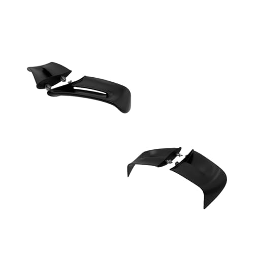 Aileron moto ailettes de phares pour optimiser la stabilité aérodynamique sur piste