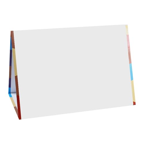 MOAIYU Magnetic Snowboard Foldable Desktop Writing Board Double-Sided Snowboard Reminder Board Dry Erases Snowboard for Home