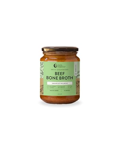 Nutra Organics Beef Bone Broth - Concentrate Native Herbs 250g (1 jar)
