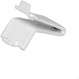 20 Pack White Knape & Vogt 256 Adjustable Steel Pilaster Shelf Support Clip