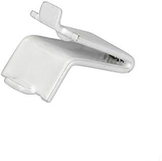 20 Pack White Knape & Vogt 256 Adjustable Steel Pilaster Shelf Support Clip
