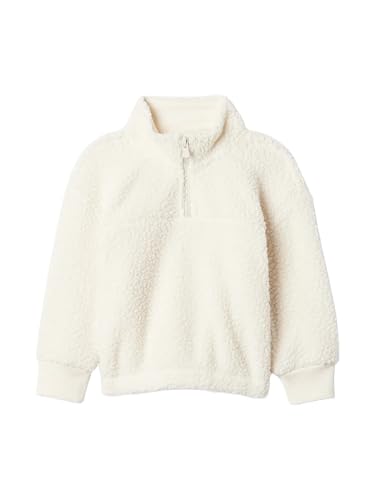 GAP Baby Girls Sherpa Top Ivory Frost 18-24M