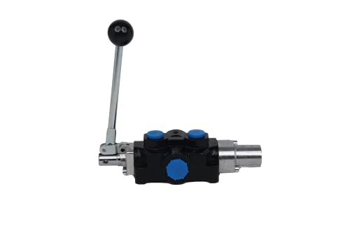 Chief Compact Hydraulic Log Splitter Control Valve -Hydraulic Directional Control Valve-Auto Return Detent Kick-Off Control Valve,18 Gpm, ¾” Npt Inlet-Outlet Port, 1/2” Npt Work Ports, 3625 Psi-220997 #TOP4