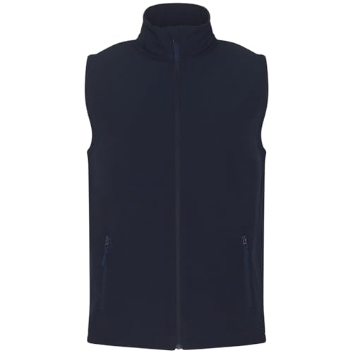 Image of PRO RTX Mens Softshell 2 Layer Gilet (S) (Navy)
