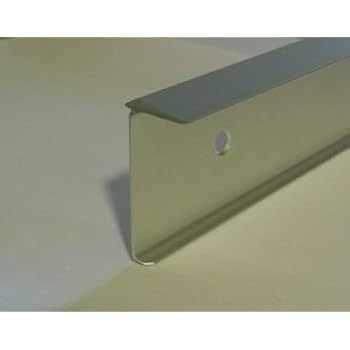 FMK kitchen worktop corner square joint q3 profile, 40mm high, black ...