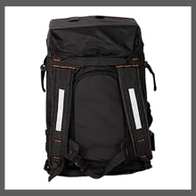 Image of SSBC 135 liters Delivery Bag for Courier Bike pickup Grocery /Courier /Logistic /E-Commerce /Food /Meals /Thalis /Lunch Boxes Multipurpose Comfortable Carriage Delivery Backpack Bag, Size 24 * 13 * 18 Inches