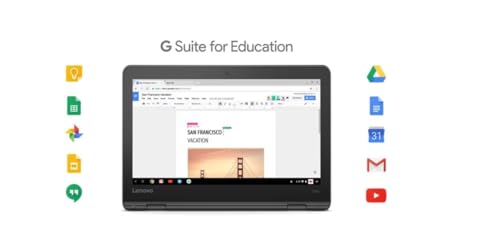 Image of Lenovo 300E Chromebook Gen 2 Touchscreen Laptop (Renewed) | 11.6'' 2-in-1 Notebook for Student Education, 4GB RAM, 32GB SSD, Celeron N4020(1.1GHz-2.8GHz), Japanese Keyboard, Chrome OS
