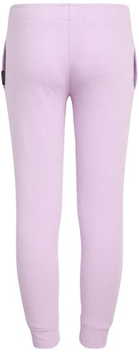 Rbx Girls' Sweatpants - 2 Pack Active Fleece Joggers (Size: 4-16), Size 10-12, Lavender/Black #TOP5