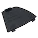 Car Front Lower Bumper Tow Hook Eye Cover Grille Caps for Mazda 3, 2017-2018, Black