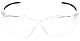 Honeywell 1015370 A800 Sportliche Schutzbrille mit klarer, kratzfester Linse - transluzent