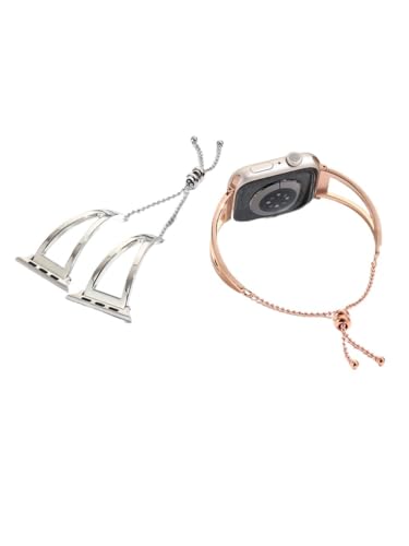 Bracelet de montre en métal IWatch 9 chic pour le bureau - 3