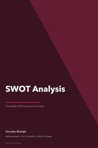 SWOT Analysis A Complete Guide - 2019 Edition