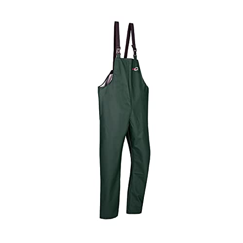 SIOEN 6620A2FE0A41L Bandung Bib and brace trousers, Large, Green Khaki