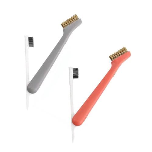 NOLITOY 2pcs Multi-Function Kitchen Cleaning Tool Wire Cooktop Brush Non- Handle for Stoves Griddles and Ovens