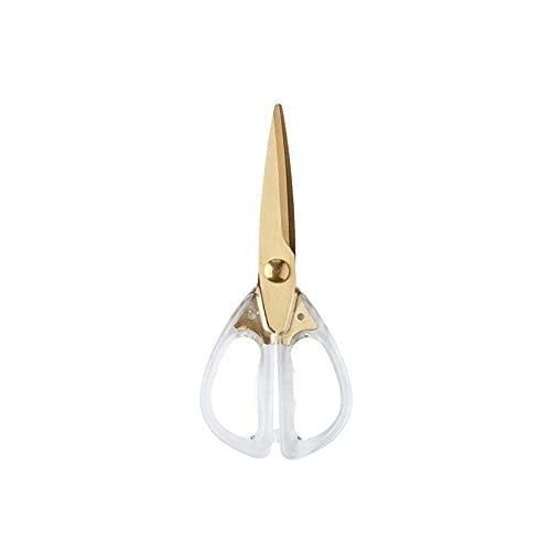 Tijeras multifuncionales de acero inoxidable grandes color blanco: corte multiusos doméstico