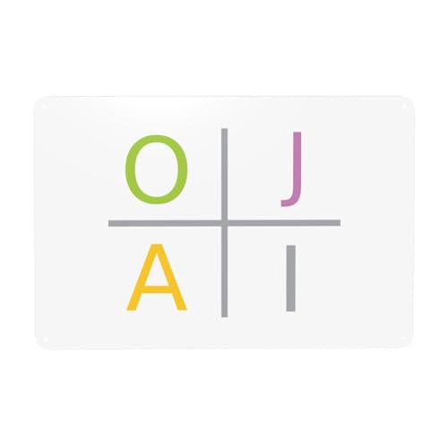 Flag Of Ojai, California Tin Signs Funny Vintage Metal Iron Sign For Home Bar Coffee Kitchen Room Wall Decor 8x12 Inch