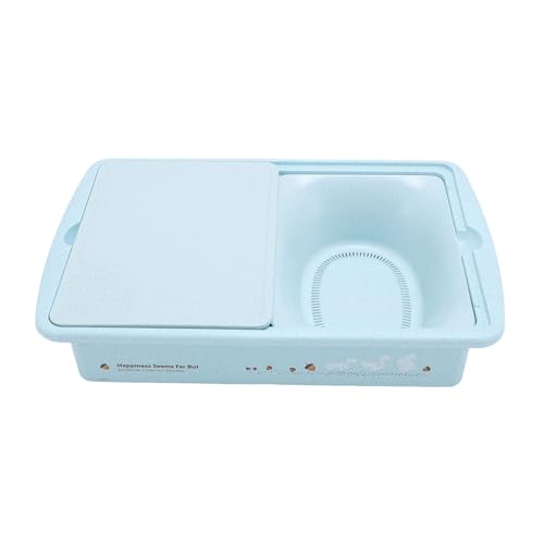 Depisuta Tablero de Corte de Campamento, Bañera de Preparación de Cocina Al Aire Libre Multifuncional con Cestas de Filtro de Agua para Picnic y BBQ Prep