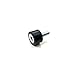 Fairchild Rubber vibration isolator mount, female to male, metric, Natural Rubber 50A, Zinc-plated steel RVI1003-FM50