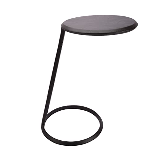 Image of Decor de Maison Brings Handcrafted Slanted Nesting Tables Large in Metal | Bed Side & Sofa Side Tables | End Table for Living Room, Bedroom, Office, Home Decor, Coffee Table (Black, Large)