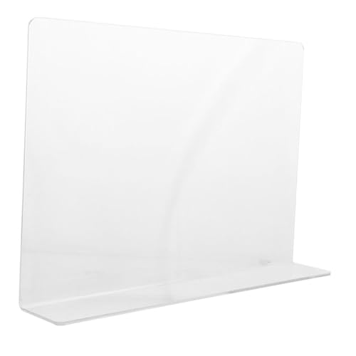 ABOOFAN Acrylic Sink Splash Guard for Kitchen Bathroom -splash Retaining Plate Water Barrier Smooth Acrylic Design