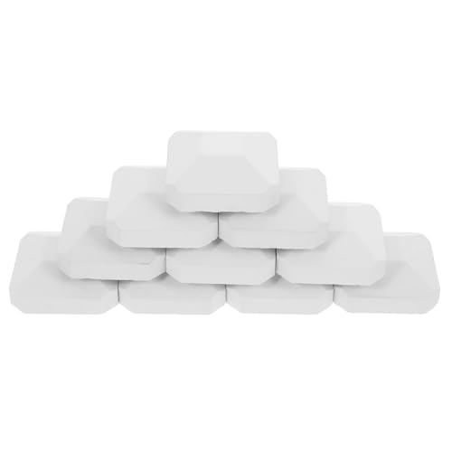 Alipis Briquetas Para Parrilla De Gas 2x2 Pulgadas De Cordierita Resistente, Reemplazo Duradero Para Turbo y Parrillas Generales, Calor Uniforme Para Asar, Paquete De 10 Para Barbacoa y Chimenea