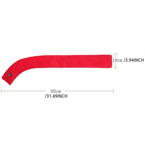 2Pack Heated Scarf for Women and Men Rechargeable Electric Neck Heating Pad Heated Neck Warmer Wraps(No Power Bank)2