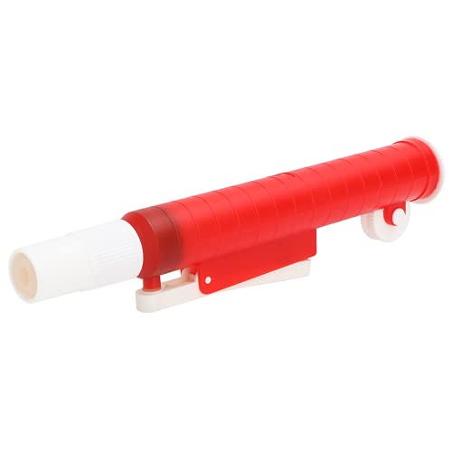 Pipette Pump Red 25Ml Disposable Plastic Wide Applicability Pipette Filler With Side Lever For Lab #TOP16