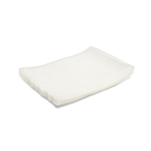 Girmi RVT52B1 50 Sacchetti Rinforzati 22x30 cm per la Conservazione degli Alimenti e la Cottura Sottovuoto, Compatibili con tutte le Macchine per Sottovuoto