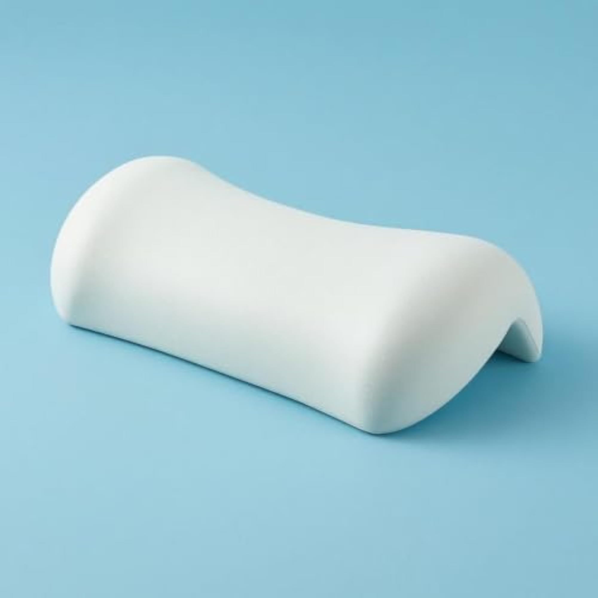 Recessed Underside Bath Tub Headrest Pillow